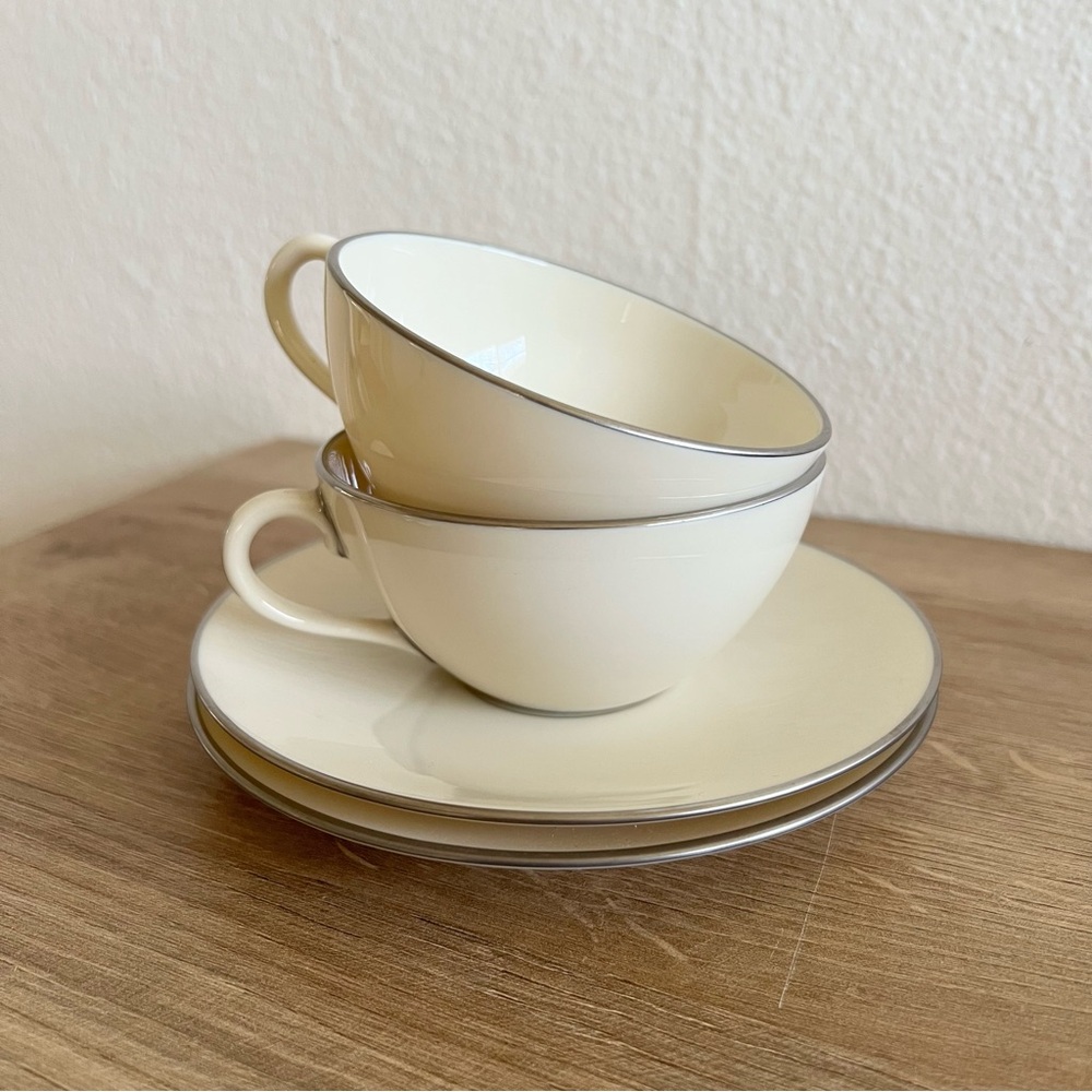 SOLD || Lenox mid century modern porcelain tea/ coffee set